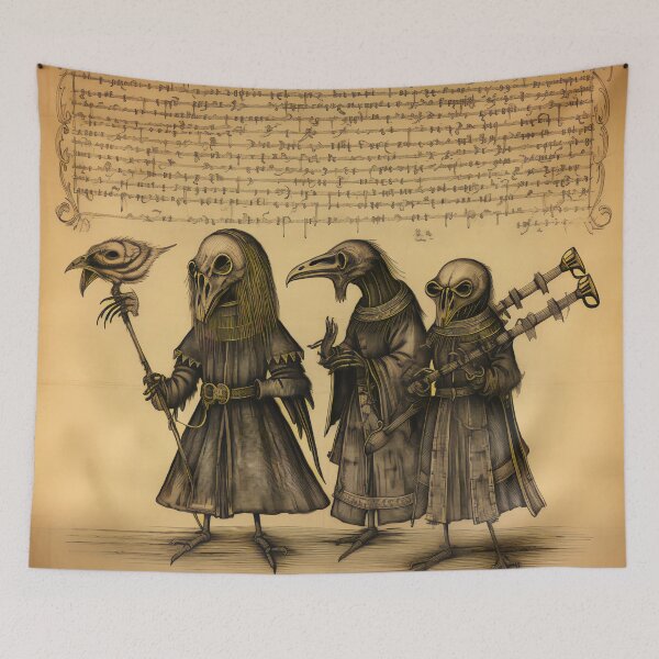 Item preview, Black Death Plague Medieval Manuscripts  designed and sold by BrandonArtWorld.