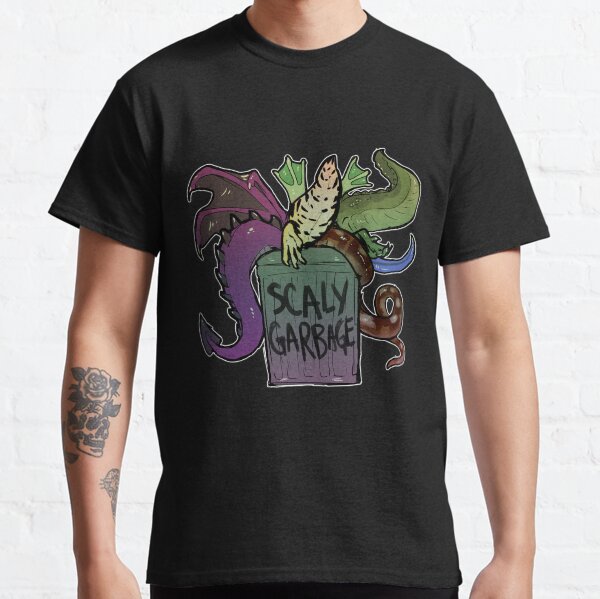 scaly things! and a frog! in a trash can! Classic T-Shirt