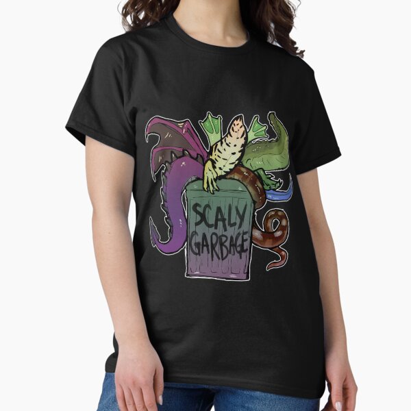 Item preview, scaly things! and a frog! in a trash can! designed and sold by critical-error.