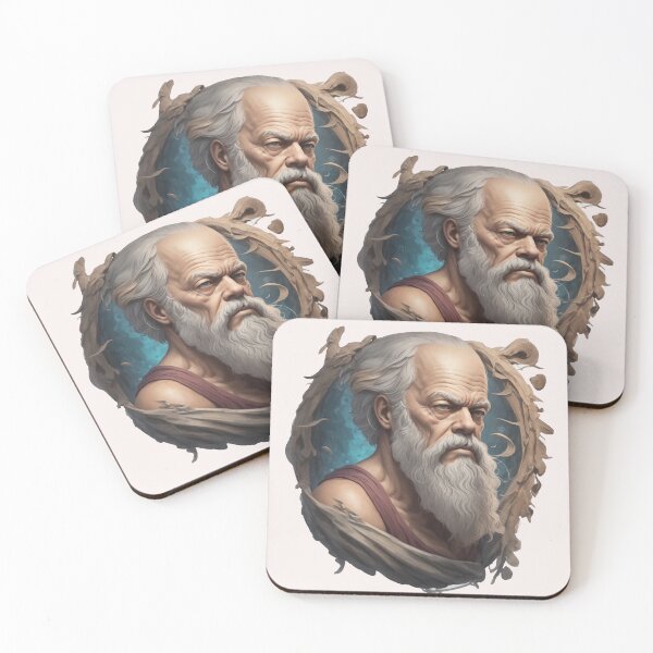 Item preview, Socrates Design lV Style Philosopher Socrates Art Digital designed and sold by StoicWarrior.