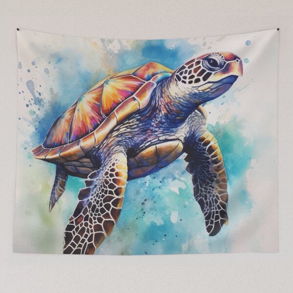 Item preview, Sea Turtle Nursery Art to Inspire Ocean Love designed and sold by Lovegrass Prints.