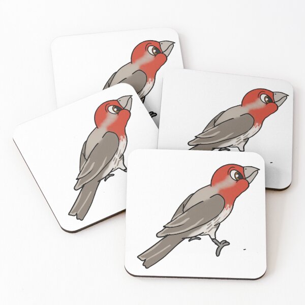 Item preview, Backyard Bird Cuties -  House Finch designed and sold by Fawnadeer.