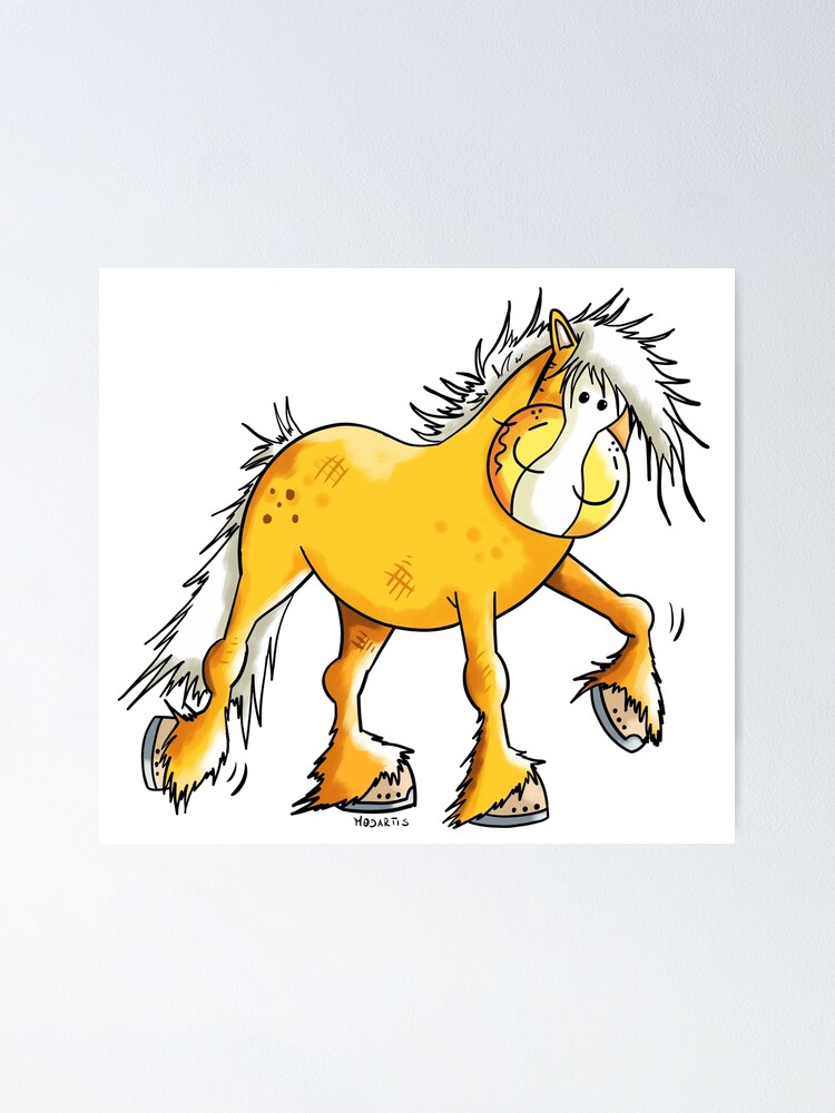 Lustiges Haflinger Pferd Poster Von Modartis Redbubble Lustiges Haflinger Pferd Poster Von Modartis Redbubble