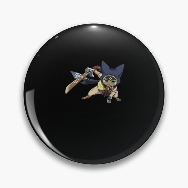 Item preview, Ninja Felyne Monster Hunter Rise   designed and sold by Warrenoppe.