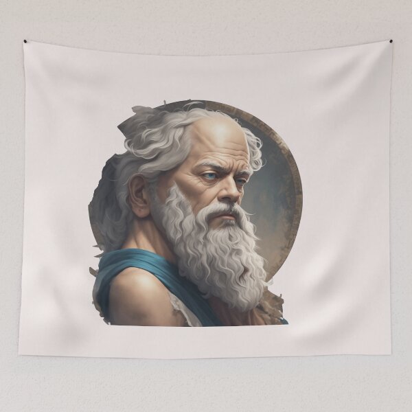 Artikelvorschau, Socrates Design V Style Philosoph Socrates Art Digital entworfen und verkauft von StoicWarrior.