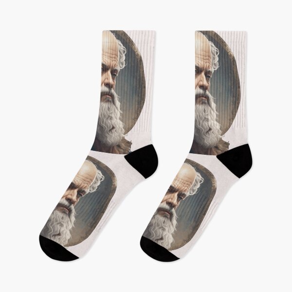 Artikelvorschau, Socrates Design V Style Philosoph Socrates Art Digital entworfen und verkauft von StoicWarrior.