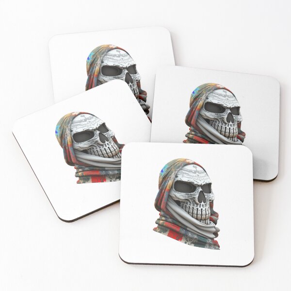 Item preview, SKULL DARK TERRORIST BALACLAVA BEARD CAMOUFLAGE FREE FIRE CALL OF DUTY #ogirdor designed and sold by ogirdorgraphics.