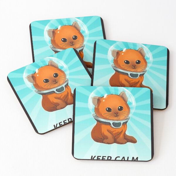 Item preview, Subnautica Keep Calm Kitty Fixed Color  designed and sold by ERICBEARD.
