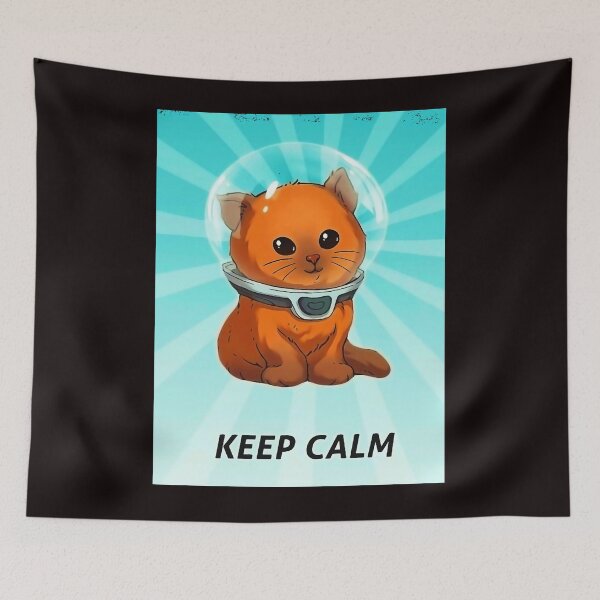 Item preview, Subnautica Keep Calm Kitty Fixed Color  designed and sold by ERICBEARD.