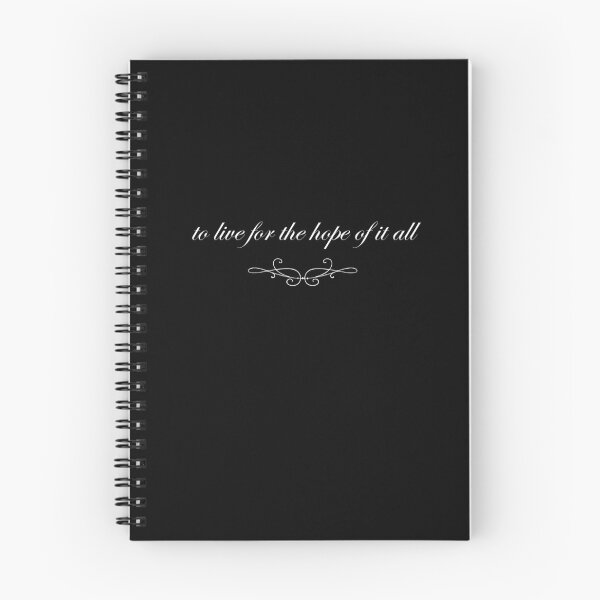 Item preview, August - To live for the hope of it all designed and sold by SaraduJour.