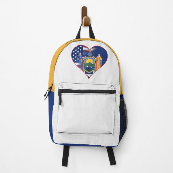 Item preview, State of New York Flag and American Flag Fusion Design designed and sold by Gsallicat.