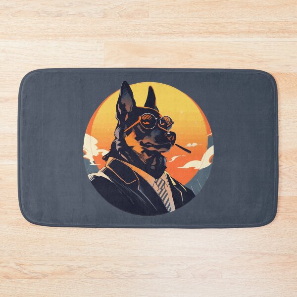 Item preview, A German Shepherd spy dog circle portrait designed and sold by etherElric.