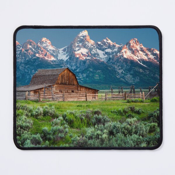 Item preview, Mormon Row Barn in Spring designed and sold by KellyHeaton.