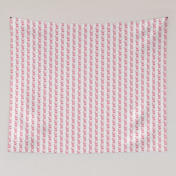 Item preview, pink cat Fluffy #1 designed and sold by omaliai.