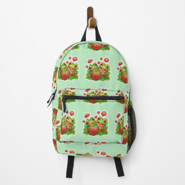 Item preview, kawaii frog with strawberries designed and sold by Rrrmin.