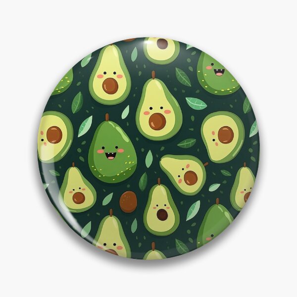 Item preview, cute avocado seamless designed and sold by NatthyDesign.