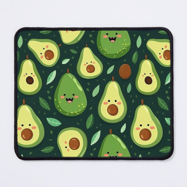 Item preview, cute avocado seamless designed and sold by NatthyDesign.