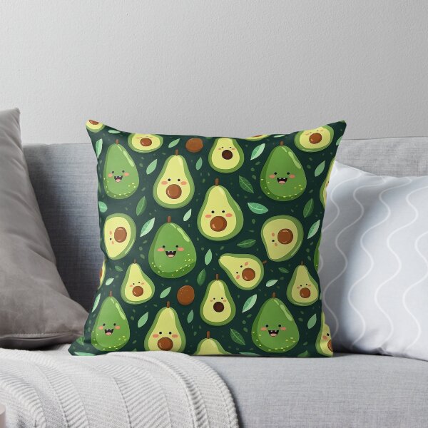 Item preview, cute avocado seamless designed and sold by NatthyDesign.