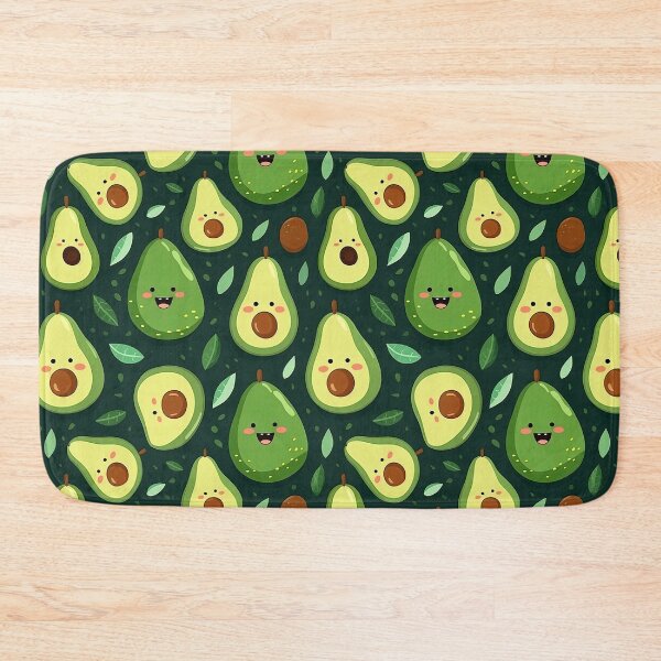 Item preview, cute avocado seamless designed and sold by NatthyDesign.