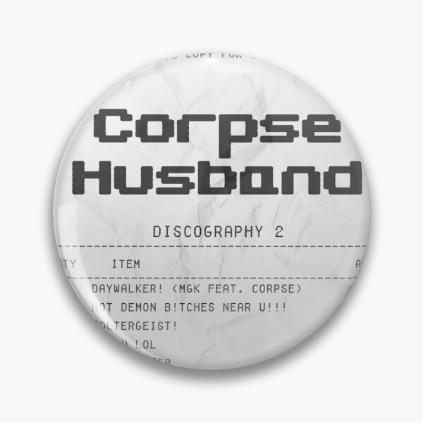 Item preview, Corpse Husband song receipt 2 designed and sold by Maria N.