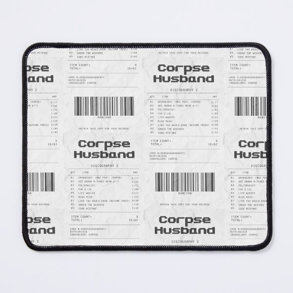 Item preview, Corpse Husband song receipt 2 designed and sold by Maria N.