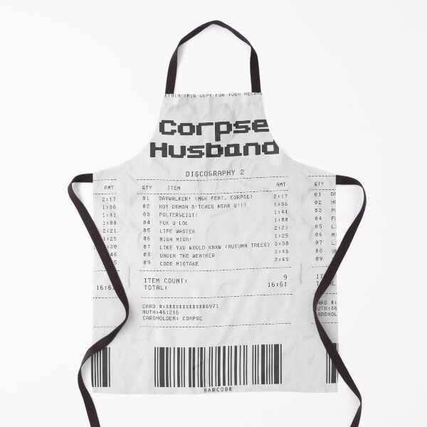 Item preview, Corpse Husband song receipt 2 designed and sold by Maria N.