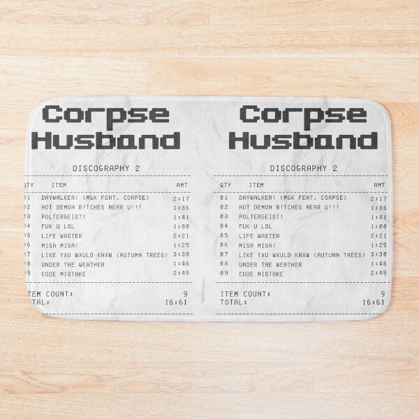 Item preview, Corpse Husband song receipt 2 designed and sold by Maria N.