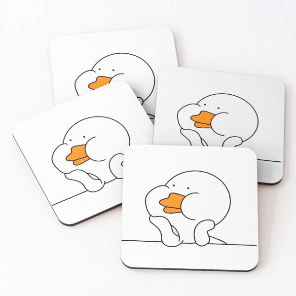 Item preview, Thinking cute white duck designed and sold by 147ology.