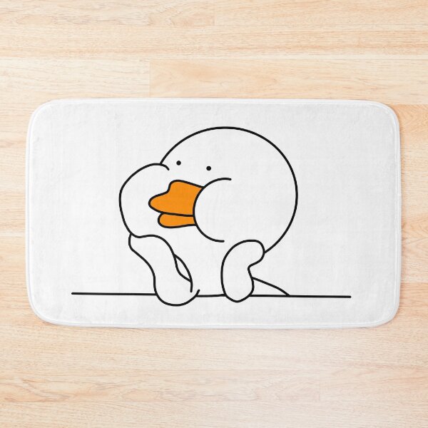 Item preview, Thinking cute white duck designed and sold by 147ology.