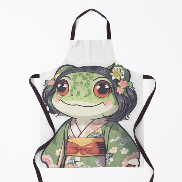 Item preview, frogs with kimono Japanese art designed and sold by Rrrmin.