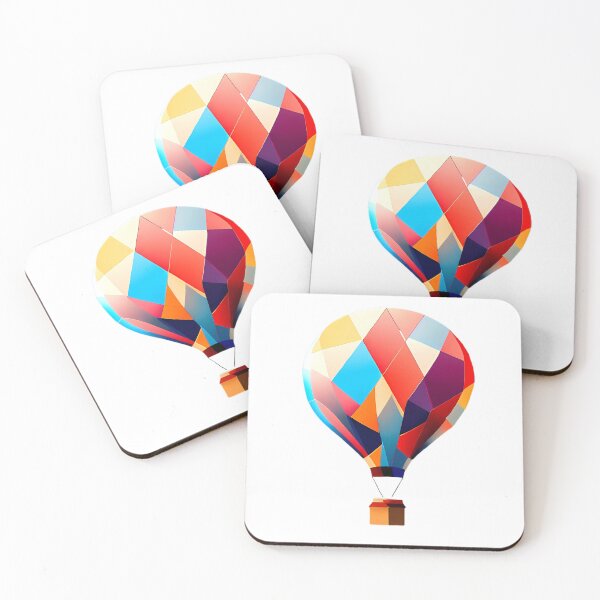 Item preview, Geometric Aesthetic Hot Air Balloon designed and sold by MinimalistHaven.