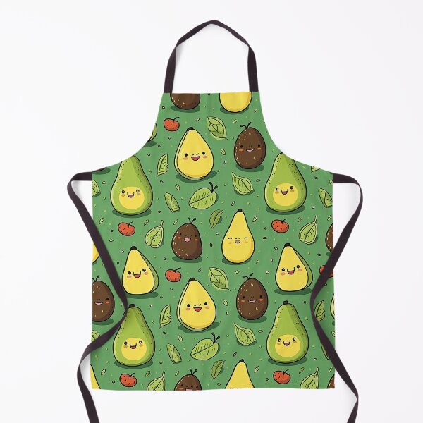 Item preview, cute avocado seamless designed and sold by NatthyDesign.