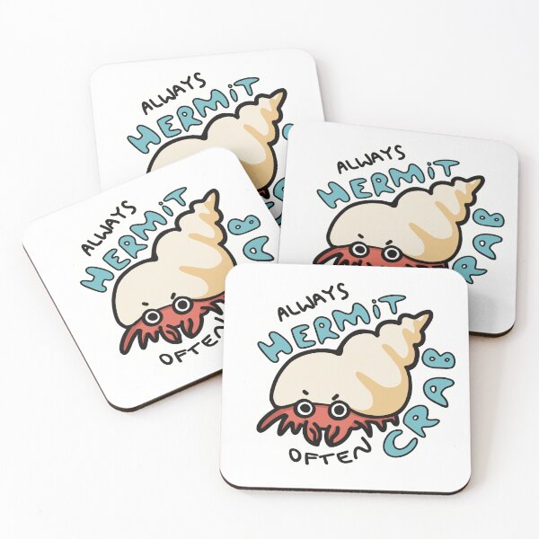 Item preview, always hermit, often crab designed and sold by a little  bit feral.