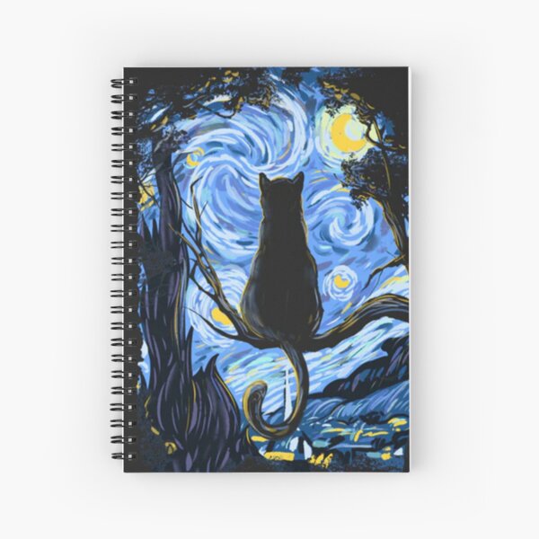 Item preview, Van Gogh Cat Starry Night Van Gogh Cat Lovers designed and sold by Vangoholic.