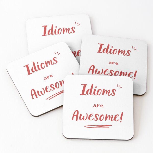 Item preview, Idioms are awesome (red) designed and sold by Idioms4u.