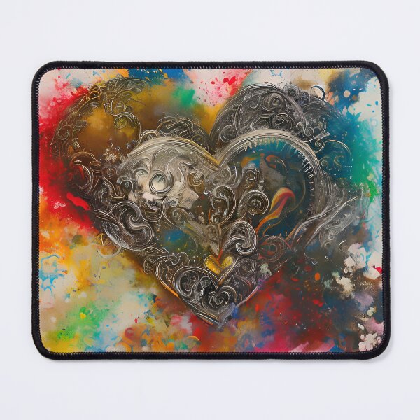 Item preview, Rainbow Heart designed and sold by ElleKayeLimited.