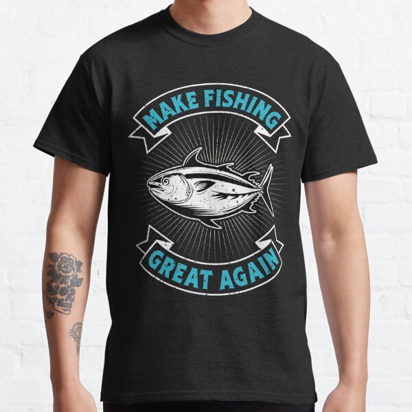 Lake Michigan Great Lakes Salmon Fishing Graphic T-Shirt