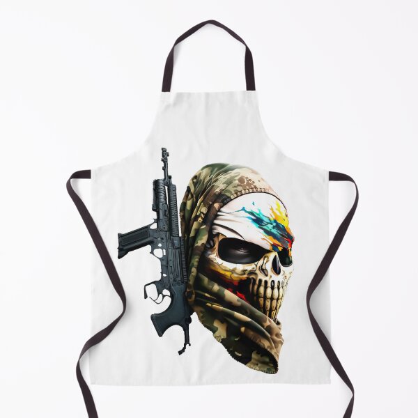 Item preview, SKULL DARK TERRORIST BALACLAVA BEARD CAMOUFLAGE FREE FIRE CALL OF DUTY #ogirdor designed and sold by ogirdorgraphics.