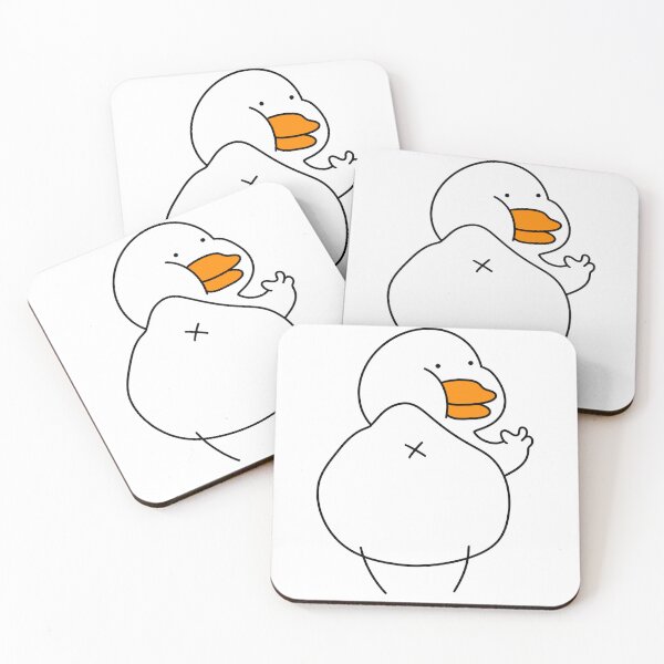 Item preview, Cute white duck’s butt designed and sold by 147ology.