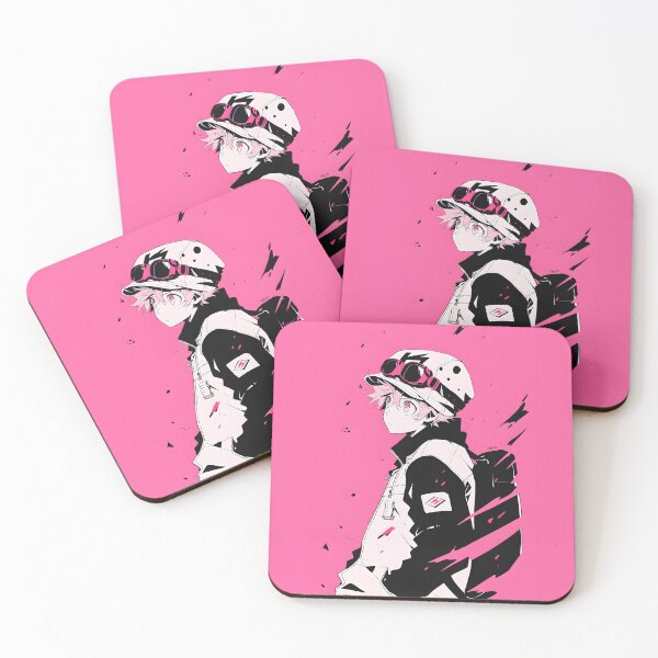 Item preview, Black And White Pink Manga Anime Boy designed and sold by RibbitFans101.