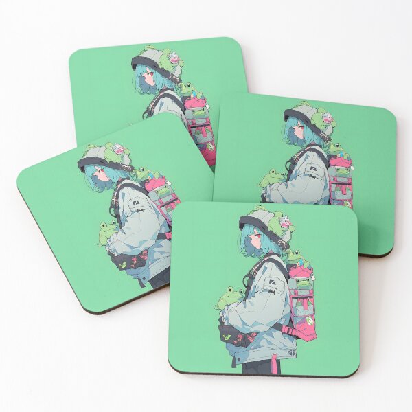 Item preview, Froggy Anime Girl Shonen Style designed and sold by RibbitFans101.