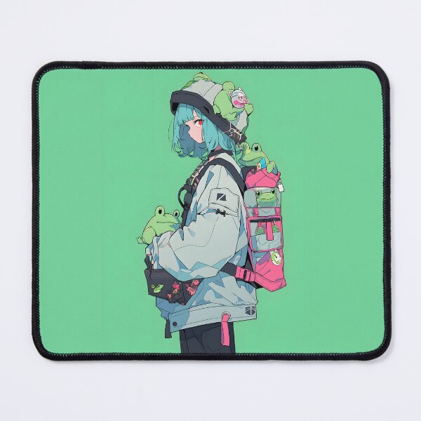 Item preview, Froggy Anime Girl Shonen Style designed and sold by RibbitFans101.