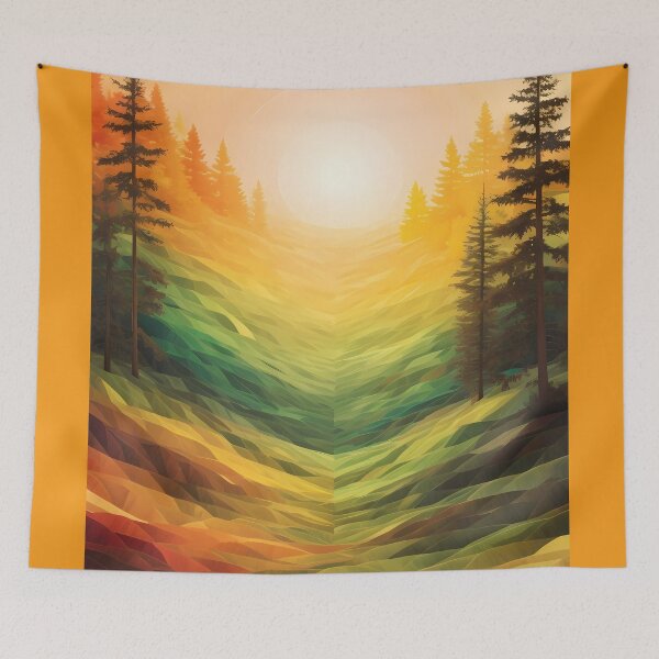 Item preview, Bosque Radiante-Radial forest designed and sold by Omarupattern51.