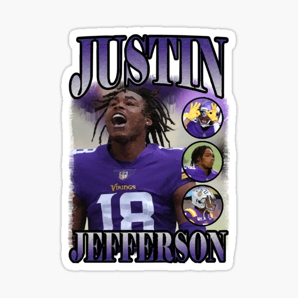 Wholesale Men's Minnesota 18 Justin Jefferson 19 Adam Thielen 4