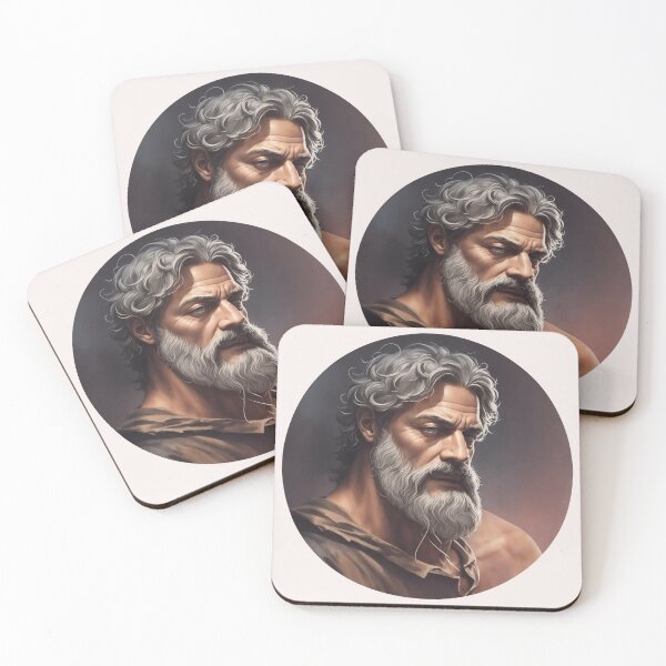 Item preview, Aristotle Design lll Style Philosopher Aristotle Art Digital designed and sold by StoicWarrior.