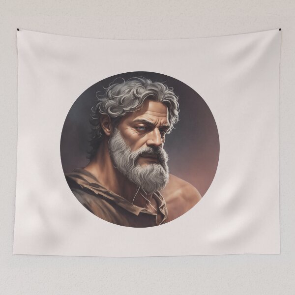 Artikelvorschau, Aristoteles Design III Stil Philosoph Aristoteles Kunst Digital entworfen und verkauft von StoicWarrior.