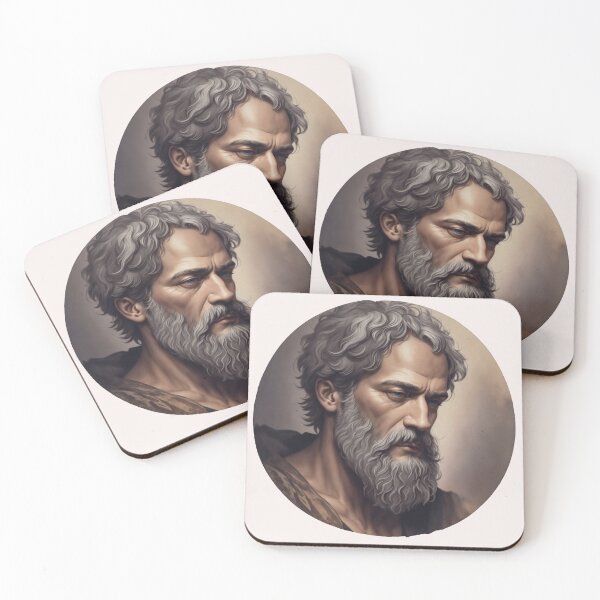 Item preview, Aristotle Design lV Style Philosopher Aristotle Art Digital designed and sold by StoicWarrior.