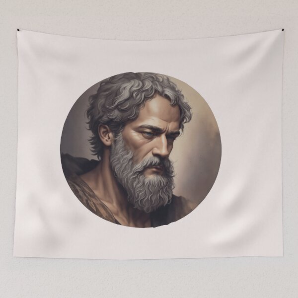 Artikelvorschau, Aristoteles Design lV Stil Philosoph Aristoteles Kunst Digital entworfen und verkauft von StoicWarrior.