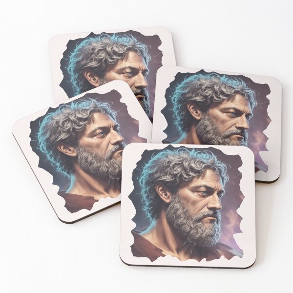 Item preview, Aristotle Design V Style Philosopher Aristotle Art Digital designed and sold by StoicWarrior.