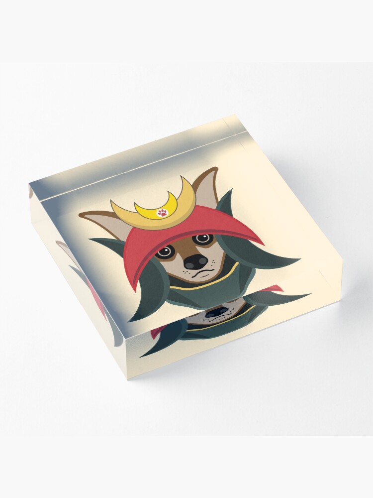 Alternate view of Daimyo Dog Acrylic Block